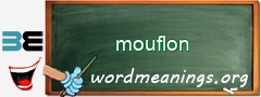 WordMeaning blackboard for mouflon